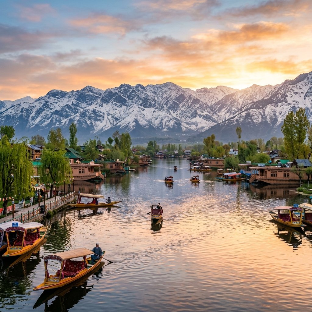 Delhi to Kashmir Tempo Traveller on Rent