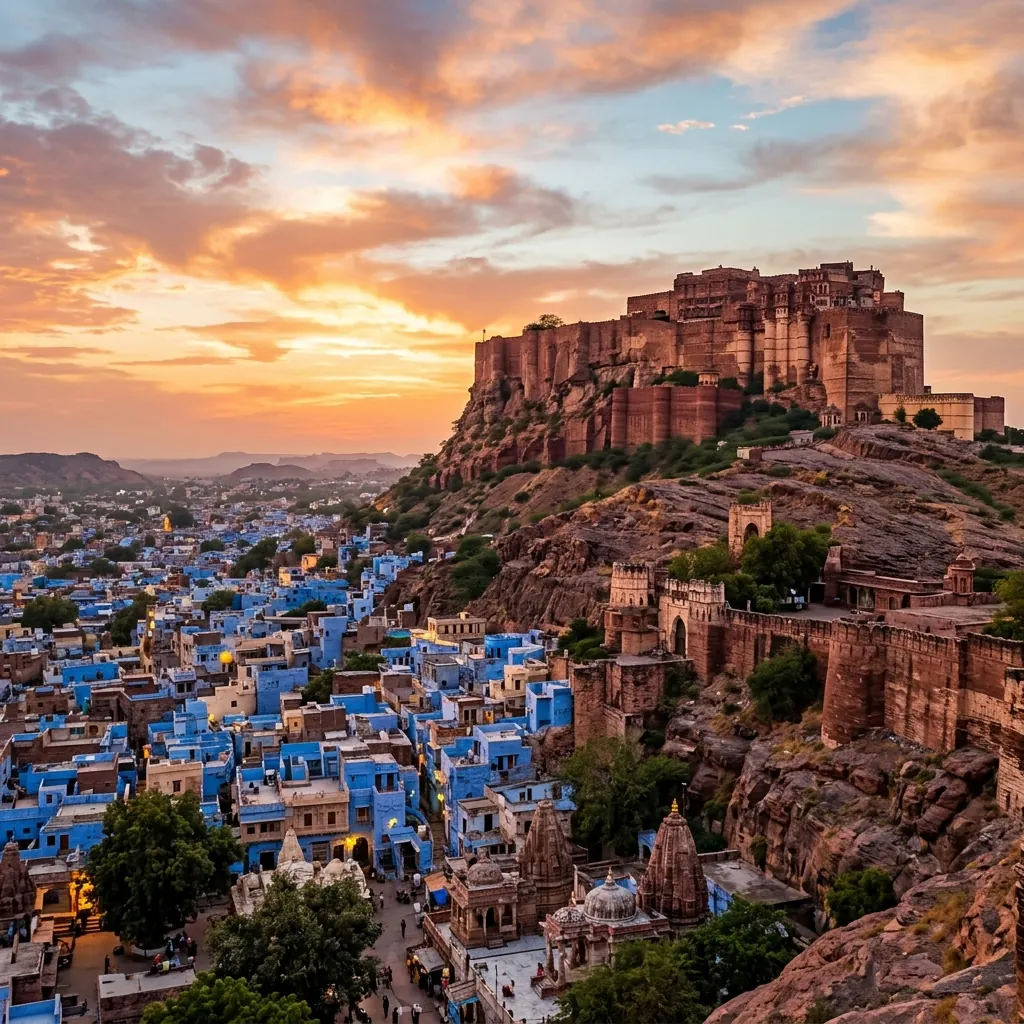 Delhi to Jodhpur tempo traveller on rent